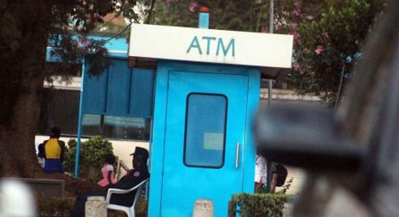 File image of a Barclays Bank ATM. DCI arrests 4 who tried to break Barclays Bank ATM in Ruiru