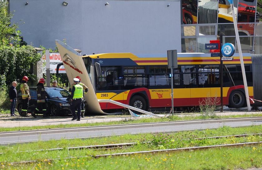 Łódź. Kierowca autobusu MPK zasłabł w czasie jazdy