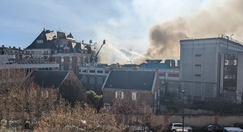 Incendie Banque de France