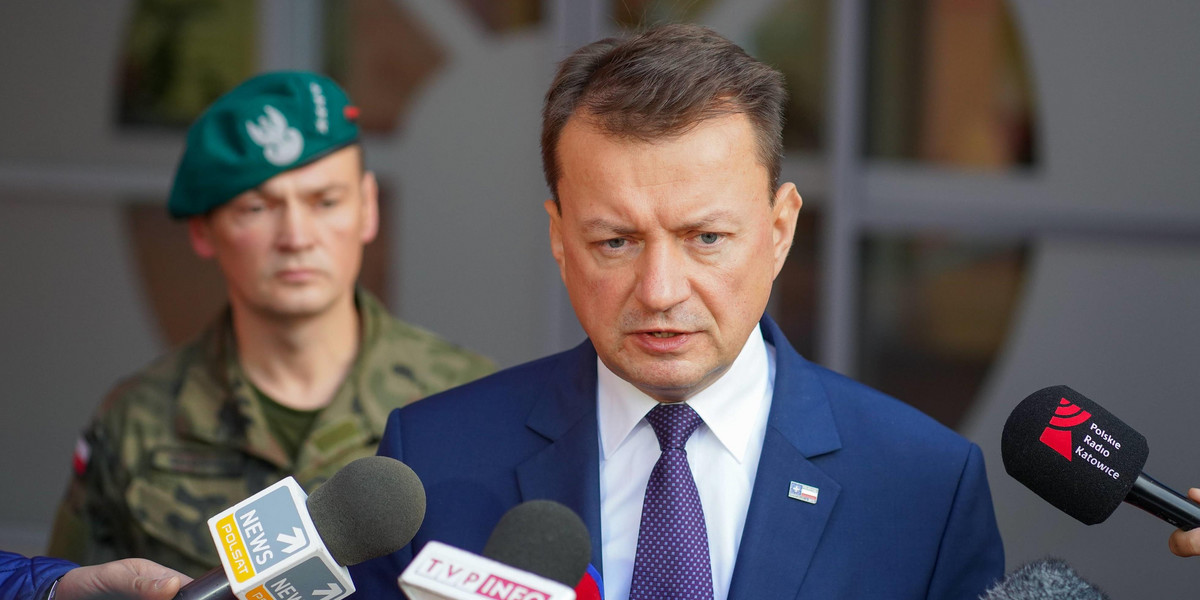 Minister obrony Mariusz Błaszczak