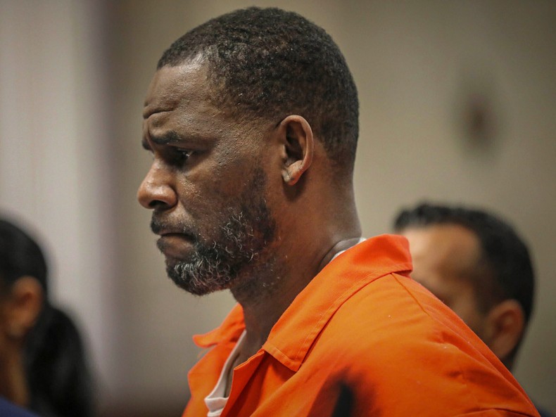 In this Sept. 17, 2019, file photo, R. Kelly appears during a hearing at the Leighton Criminal Courthouse in Chicago.