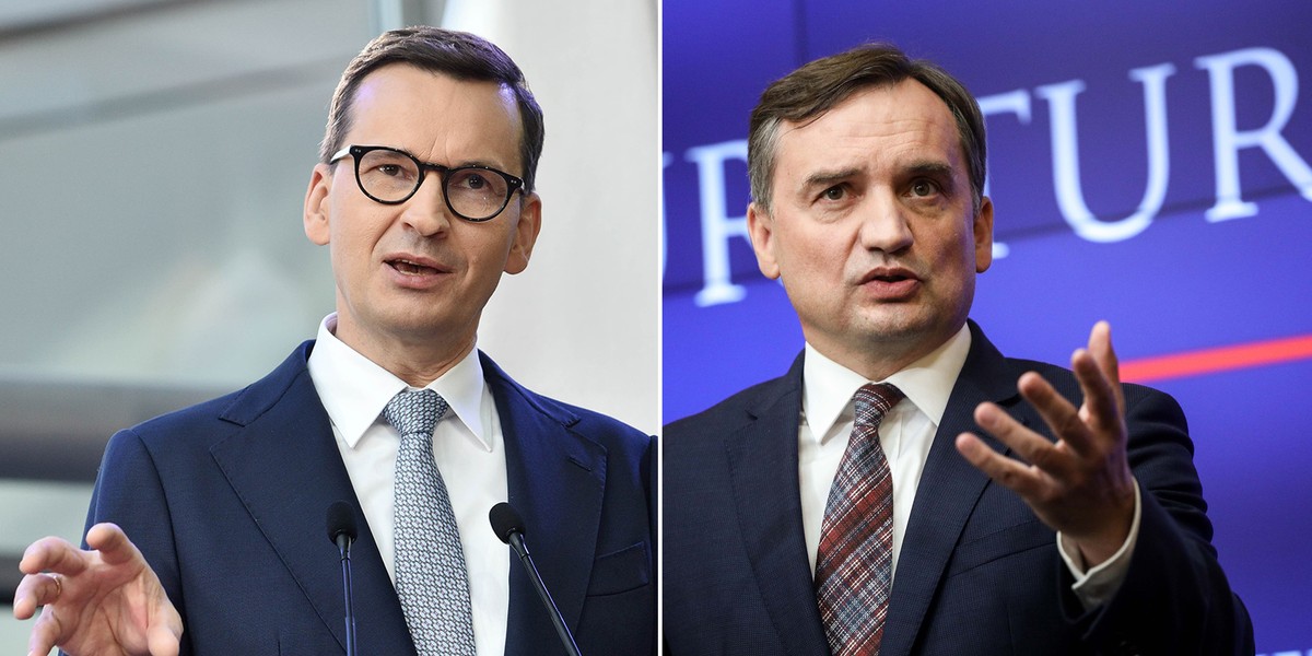 Ziobro i Morawiecki znów sobie dogryzają.