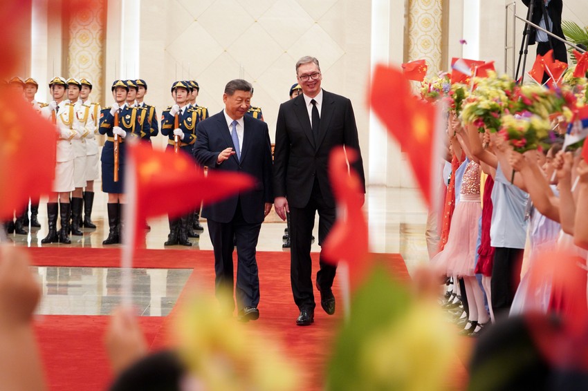Aleksandar Vučić i Si Đinping