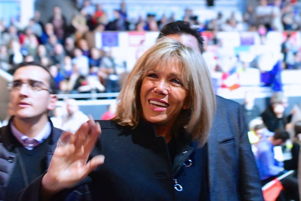 Meeting de Emmanuel Macron, fondateur du parti En Marche et candidat a l election presidentielle a L