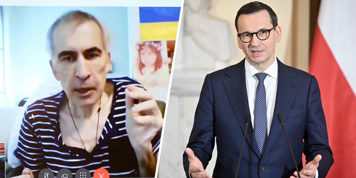 Michail Sakaaszwili wygląda jak trup. Premier Morawiecki wysyła lekarzy.