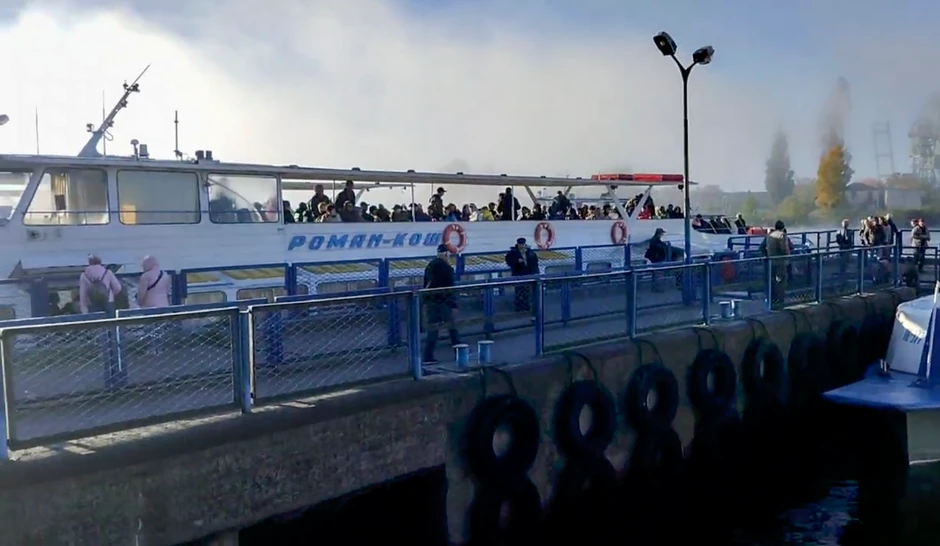 Evakuacija na brod u Hersonu na slici objavljenoj 19. oktobra