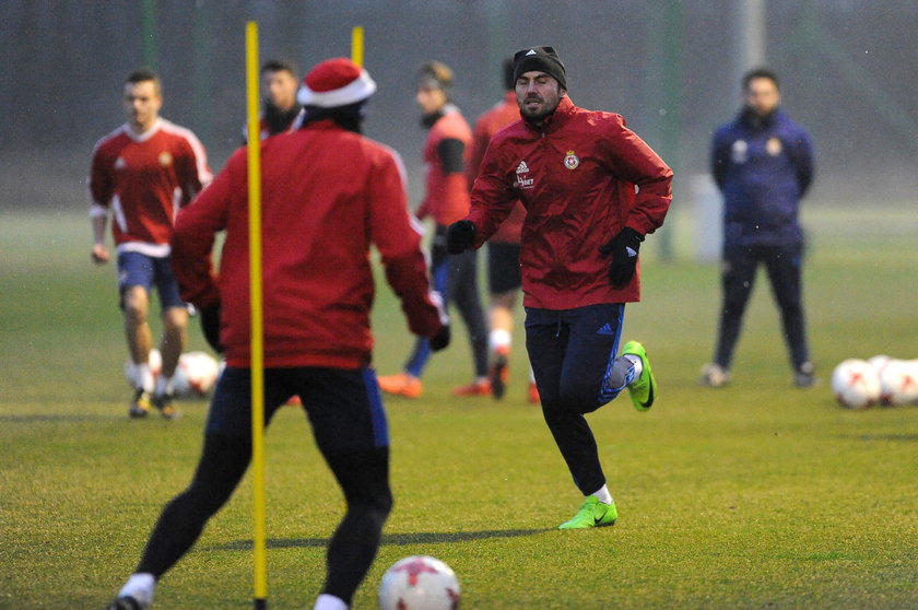 Pilka nozna. Ekstraklasa. Wisla Krakow. Konferencja prasowa. 09.01.2018