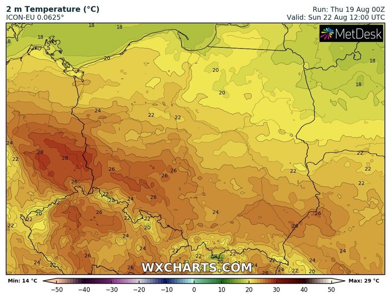 Niedziela na południowym zachodzie przyniesie prawdziwie letnią temperaturę