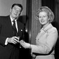 Ronald Reagan i Margaret Thatcher (na zdjęciu z 1975 r.)