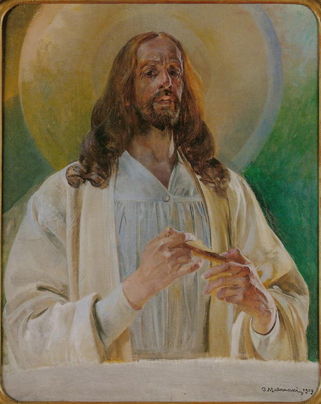 Jacek Malczewski, Chrystus w Emaus, 1909, Lwowska Galeria Sztuki, Lwów