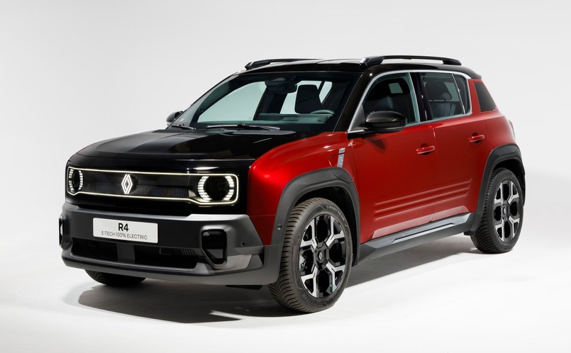 Renault 4 E-TECH Techno Rouge