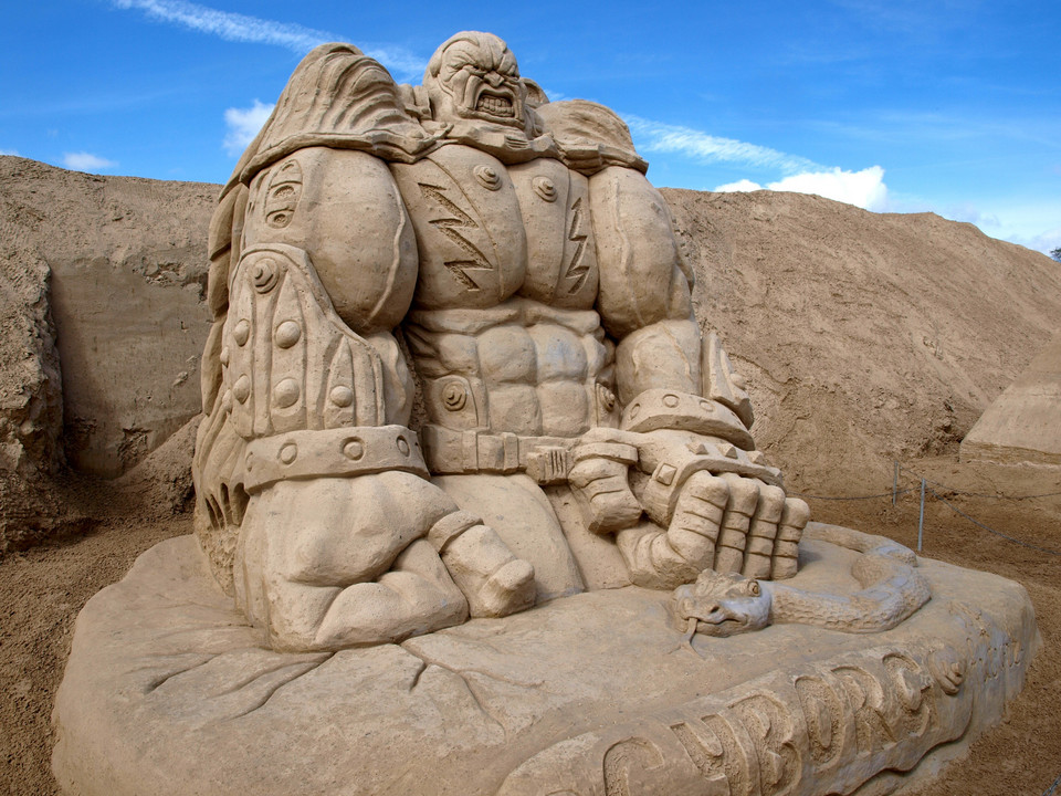 Jelgava - festiwal rzeźb z piasku