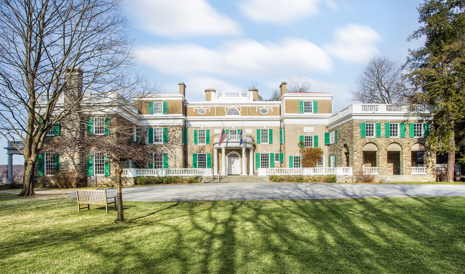 Springwood Estate in Hyde Park, New York, was the childhood home of former President Franklin D. Roosevelt, and was purchased by his father for $40,000 in 1866.