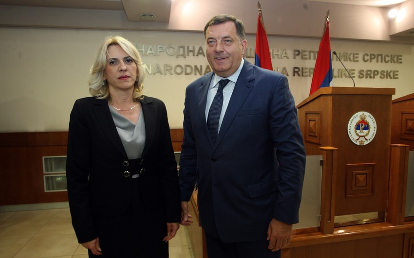 Željka Cvijanović i Milorad Dodik 
