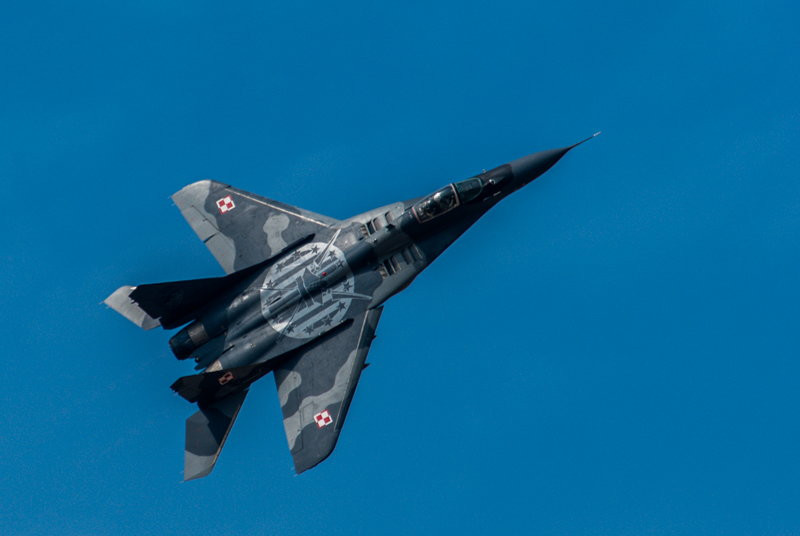 MiG29 na pokazach Air Show w Radomiu