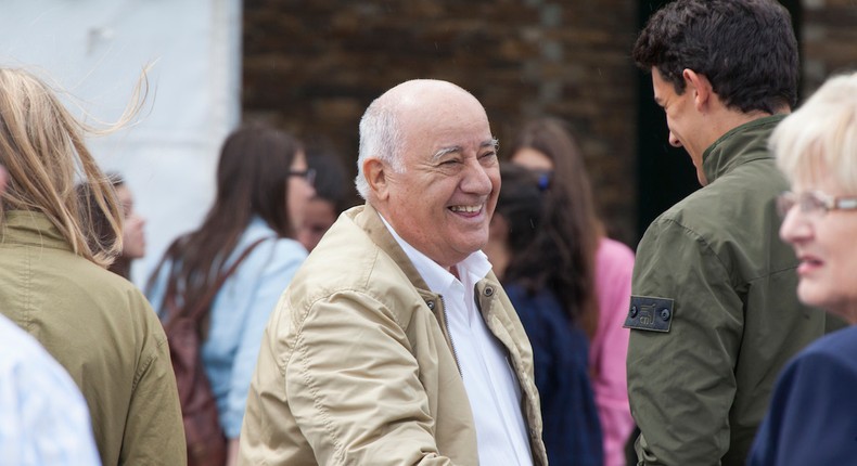 Amancio Ortega is the sixth-richest person in the world, with an estimated net worth of $67.9 billion.