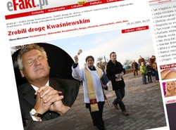 Zadbali, by Kwaśniewski nie ubłocił nóg