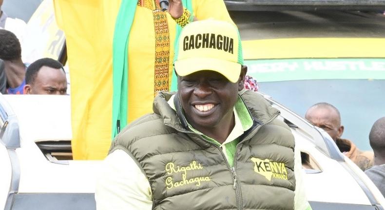 Kenya Kwanza presidential running mate Rigathi Gachagua