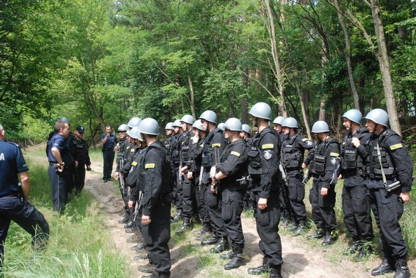 Ćwiczenia na poligonie w Biedrusku