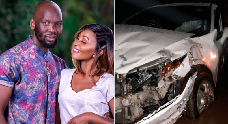 Citizen TV Actress Alma and her hubby involved in grisly accident [Photos]