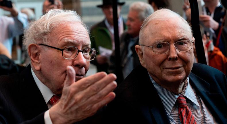 Charlie Munger (right) is Warren Buffett's (left) closest confidante.