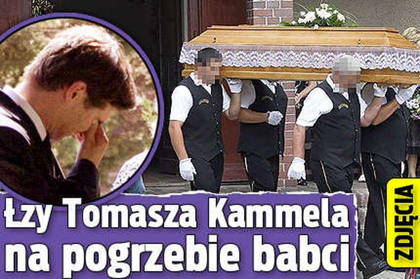 Tomasz Kammel na pogrzebie babci. ZDJĘCIA