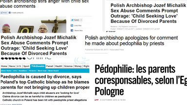 Zagraniczne media piszą o kontrowersyjnej wypowiedzi arcybiskupa Michalika