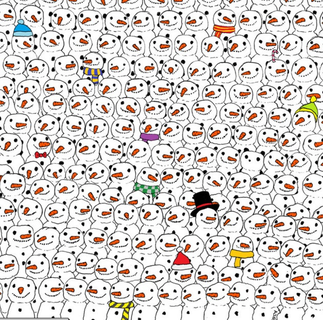 Czy potrafisz znaleźć pandę na tym obrazku?