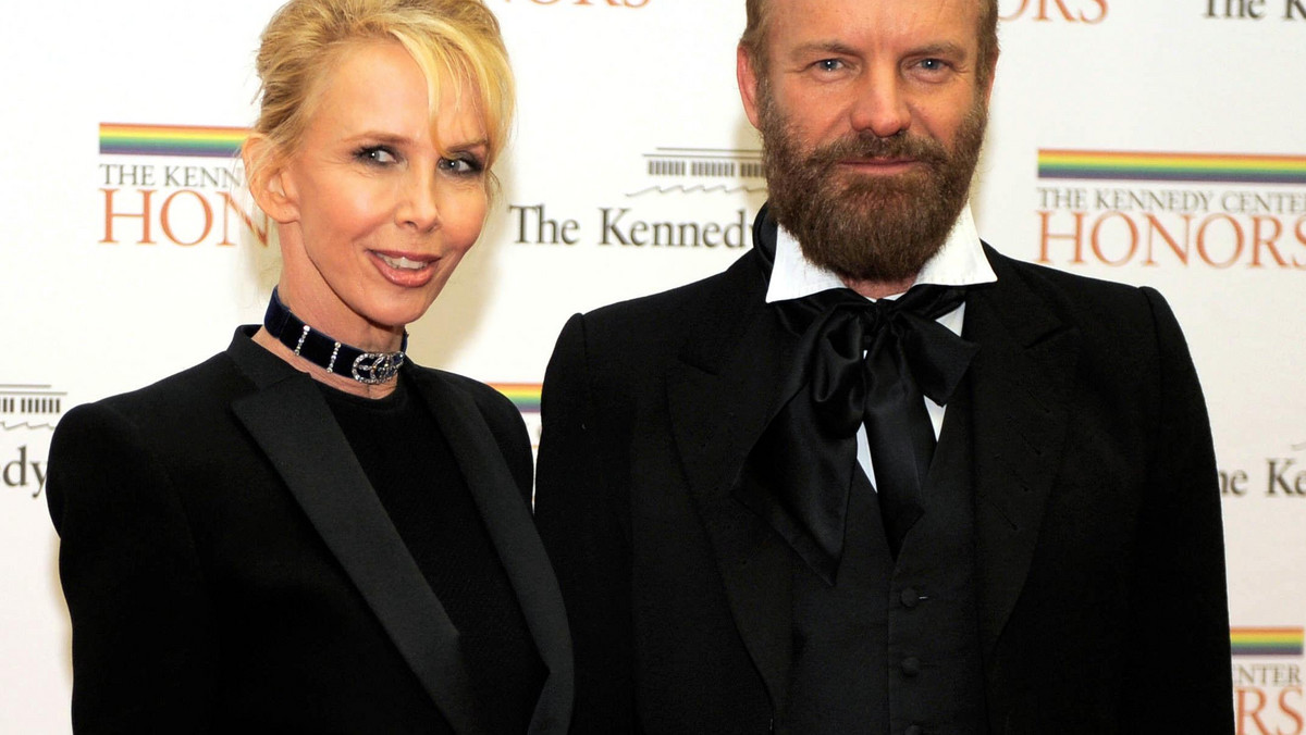 Sting z żoną Trudie Styler / fot. Agencja Reuters