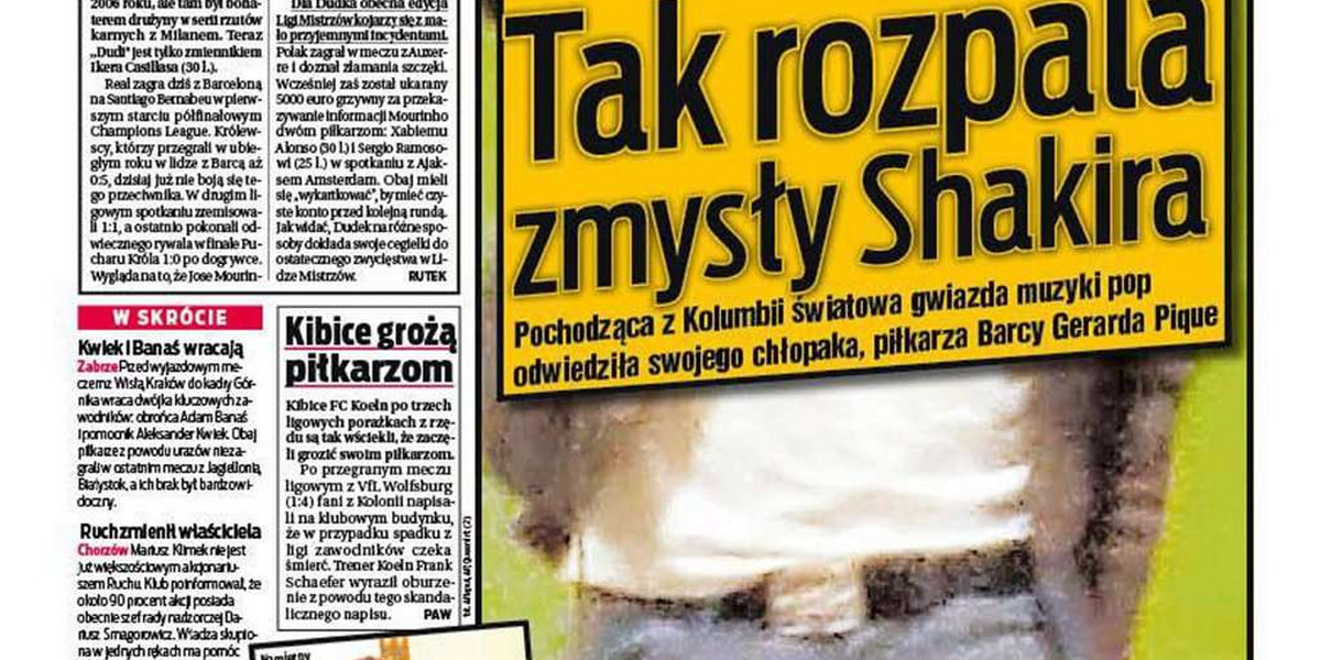 Tak rozpala zmysły Shakira