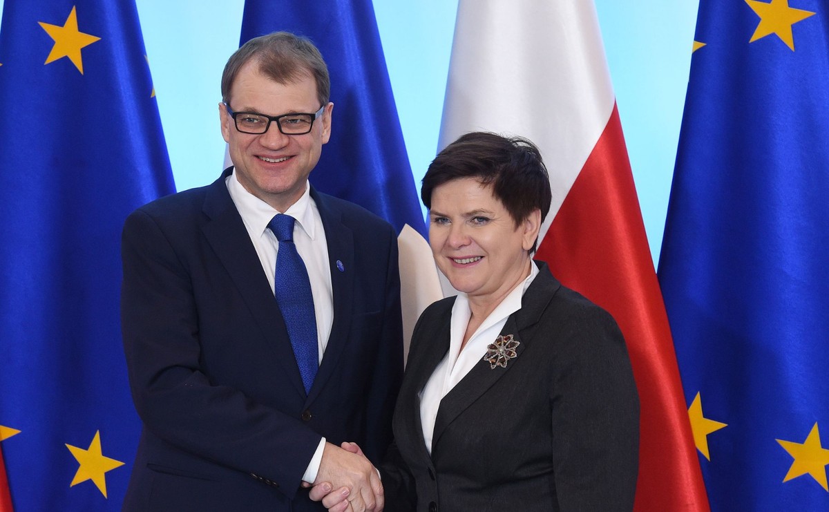 Beata Szydło, Juha Sipila