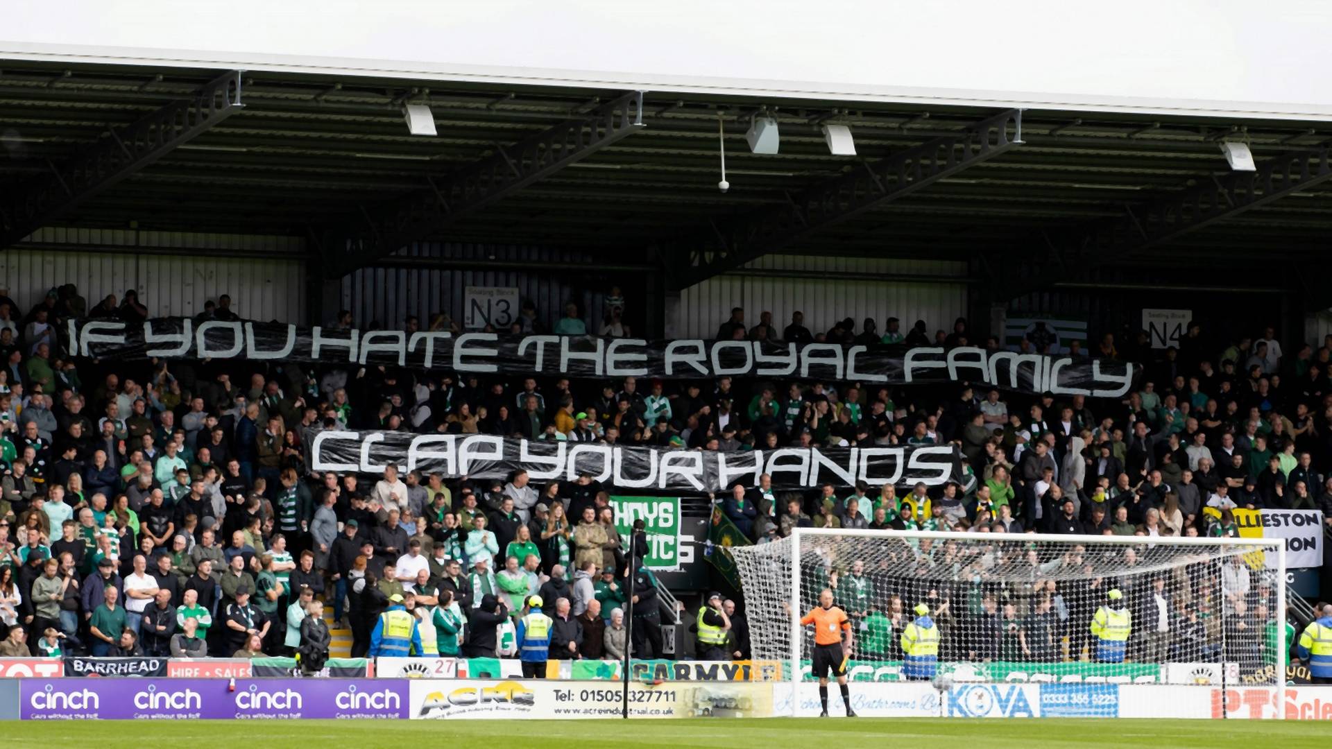 „Tapsolj, ha gyűlölöd a királyi családot” - énekelték meccs közben a skót Celtic drukkerei