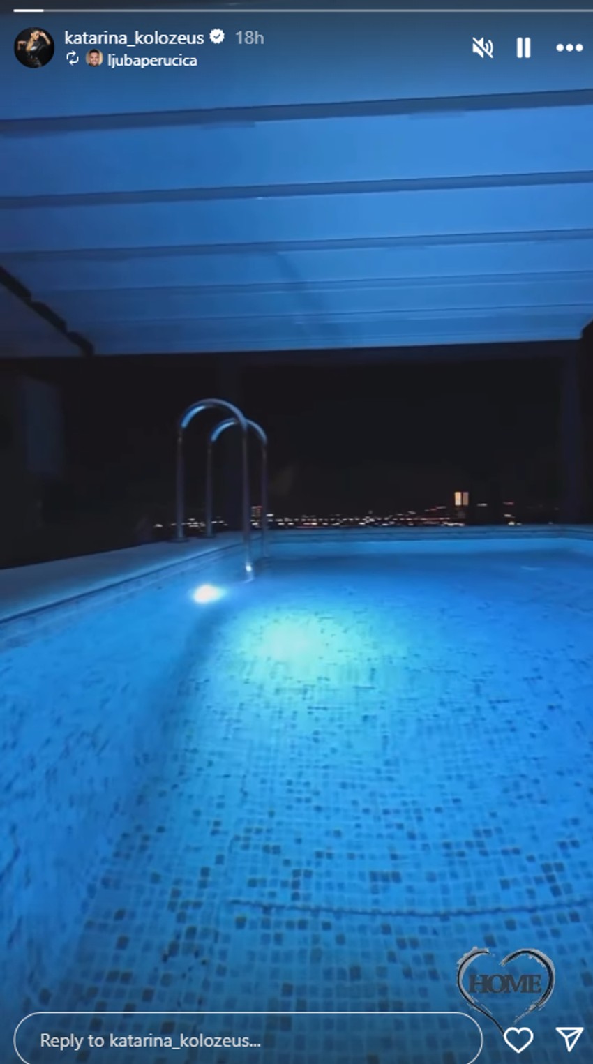 Ljuba i Katarina imaju bazen u kući