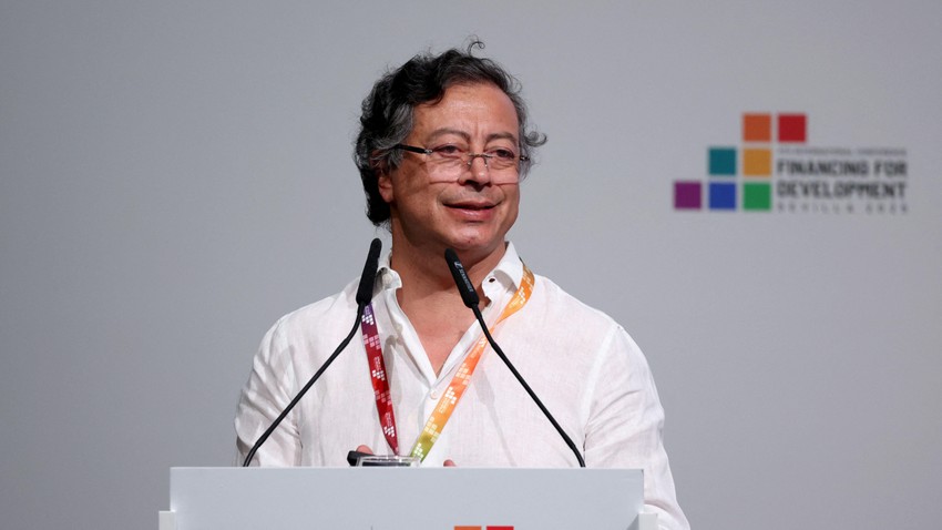 Kolumbijski predsednik Gustavo Petro je već tri godine je na vlasti | Foto: Claudia Greco/Reuters