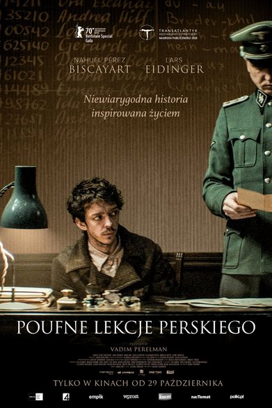 "Poufne lekcje perskiego", plakat filmowy