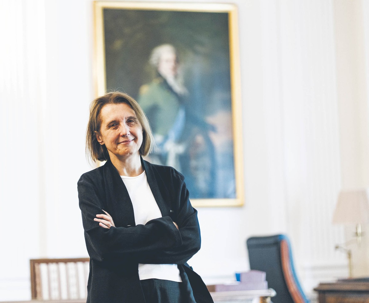 Hanna Wróblewska, ministra kultury i dziedzictwa narodowego, historyczka sztuki i kuratorka, w latach 2010–2021 dyrektorka Zachęty – Narodowej Galerii Sztuki