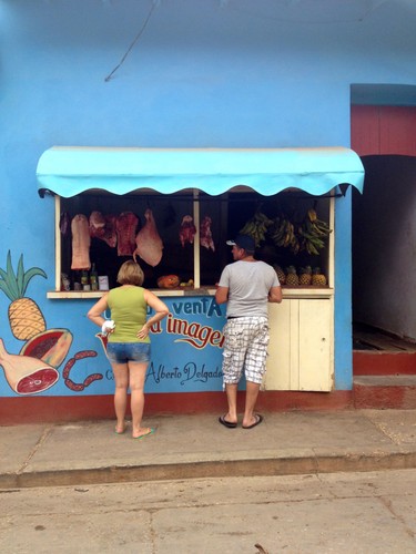 Sklep owocowo-mięsny w Trynidadzie