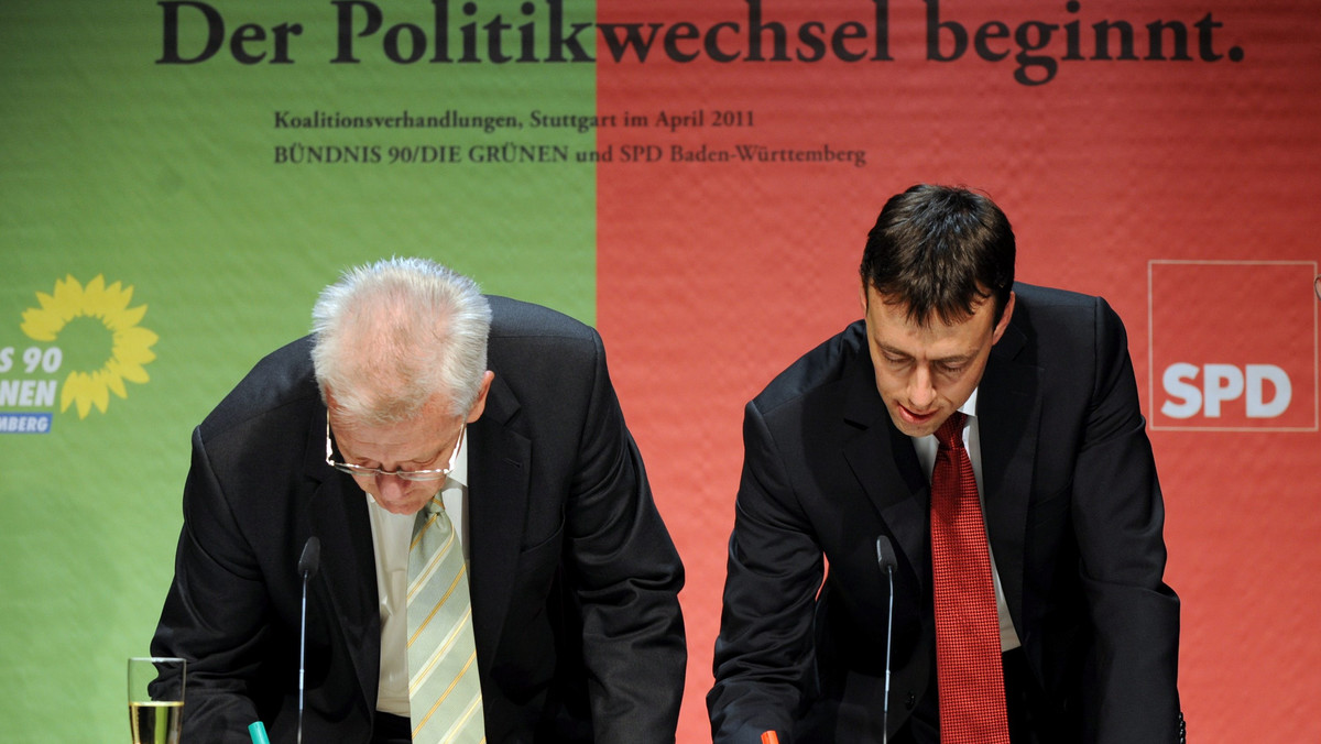 Zieloni i socjaldemokraci podpisali dzisiaj umowę o utworzeniu koalicji rządzącej w niemieckim kraju związkowym Badenia-Wirtembergia. Po raz pierwszy w historii na czele landu Niemiec stanie premier z partii Zielonych.