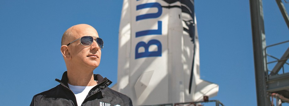 Jeff Bezos i Blue Origin. Biznesmen znalazł sobie zajęcie po odejściu ze stanowiska prezesa Amazona.