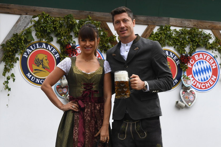 Anna i Robert Lewandowscy na Oktoberfest 2019