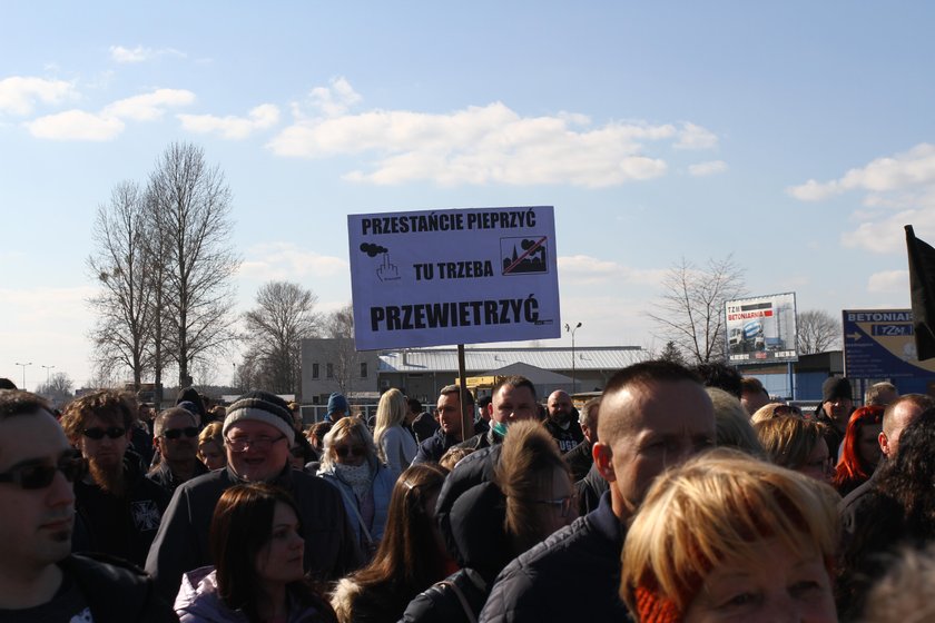 Protest w Mielcu