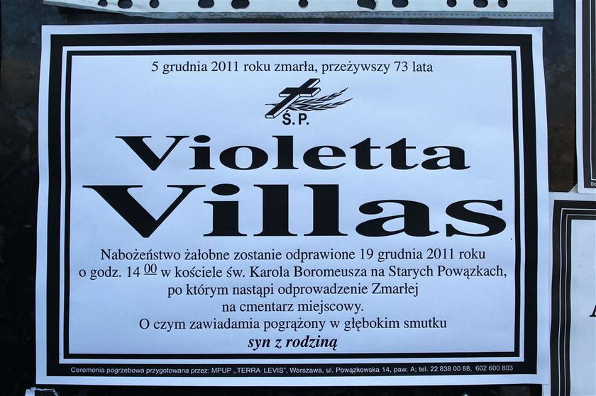 Opiekunka Villas była na pogrzebie!