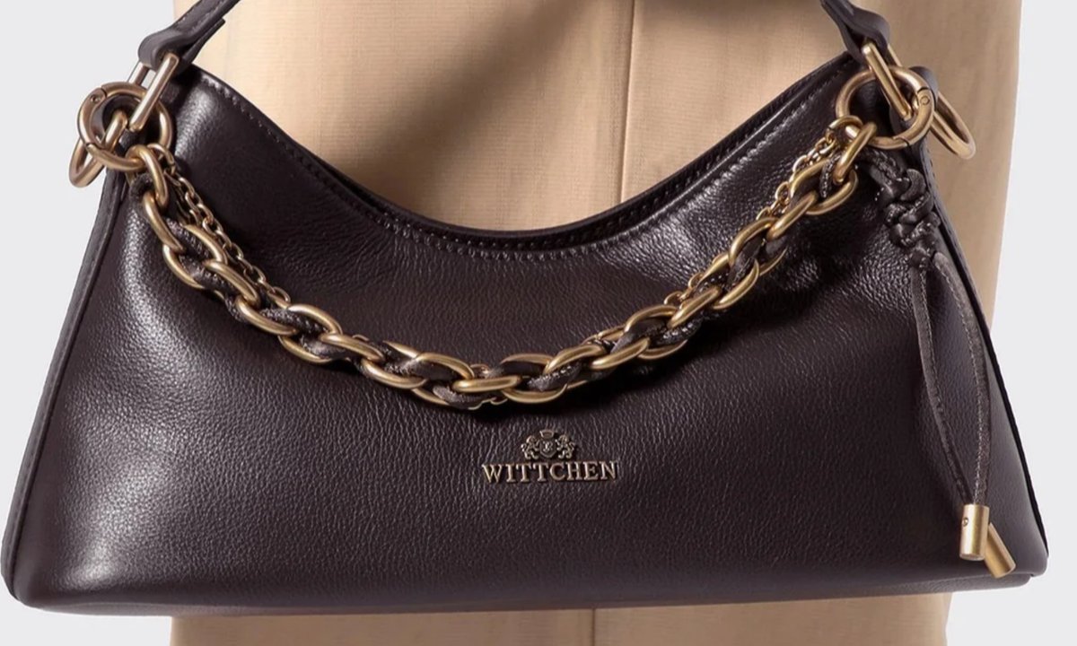 10 eleganckich torebek WITTCHEN z wyprzedaży. Ta w kolorze gorzkiej czekolady to bestseller