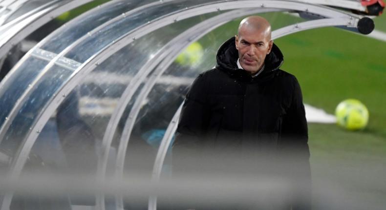 Zinedine Zidane is under pressure again as Real Madrid coach.