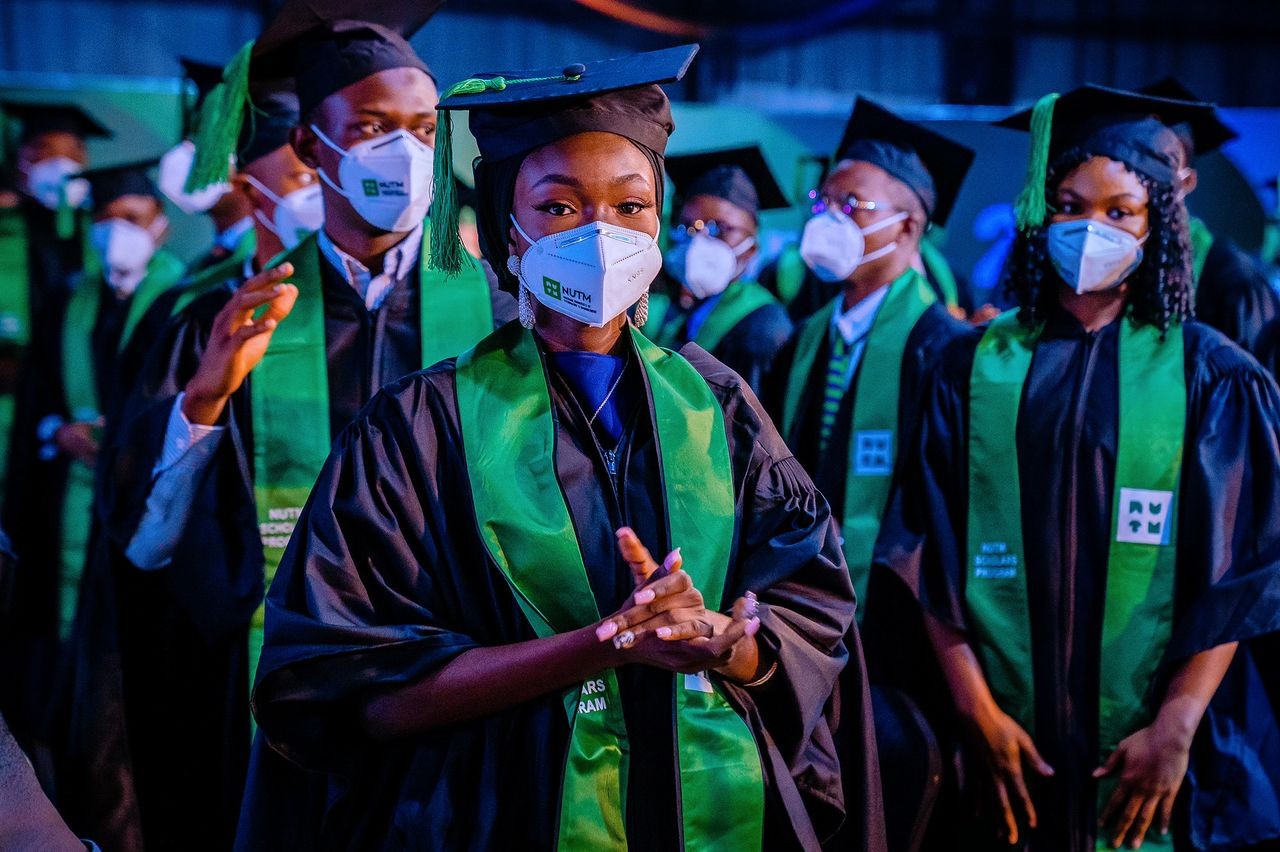 Vice President Yemi Osinbajo SAN attends the Nigerian University of Technology and Management&rsquo;s Founding Class of 2021 Scholars Graduation Program in Lagos, Nigeria. 18th Sept, 2021. Photos; Tolani Alli