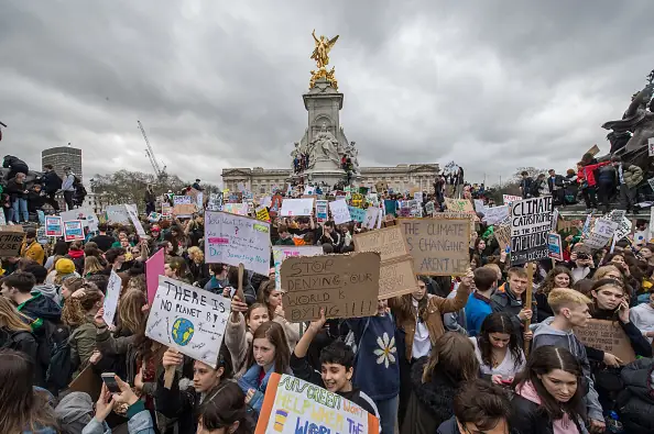 Młodzieżowy Strajk Klimatyczny w Londynie