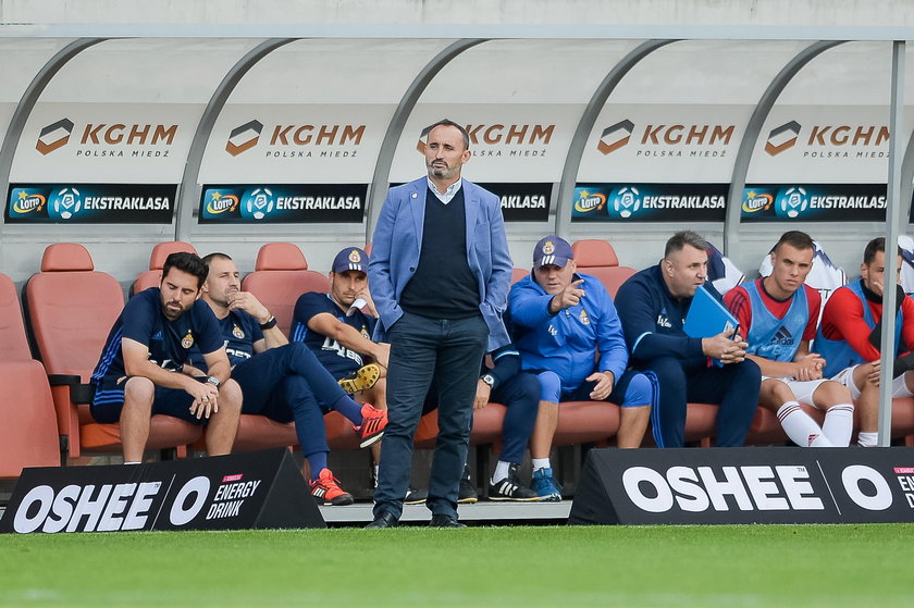 Pilka nozna. Ekstraklasa. Pogon Szczecin - Wisla Krakow. 14.07.2017