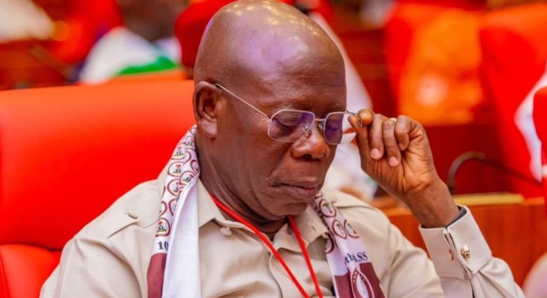 Sénateur Adams Oshiomhole. [Facebook]