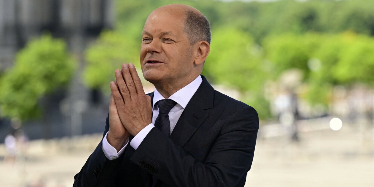 Kanclerz Niemiec Olaf Scholz