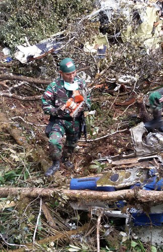Katastrofa samolotu w Indonezji